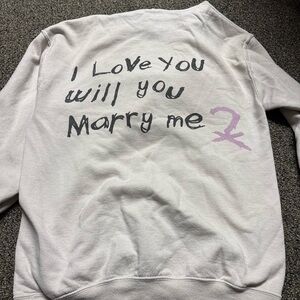 Yungblud White Sweatshirt from 2019 Tour